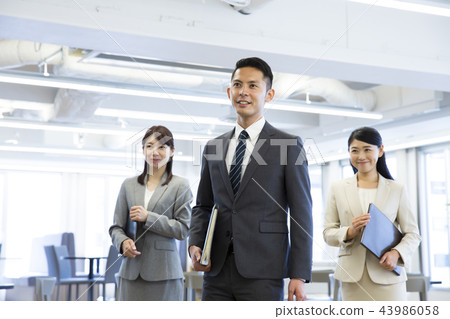 企業隊隊友夥伴企業人企業商人 43986058