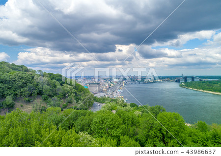 Kiev city. Right bank the Dnieper River 43986637