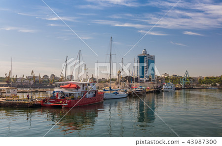 Yacht club in the port of Odessa, Ukraine Yacht club in the port of Odessa, Ukraine 43987300