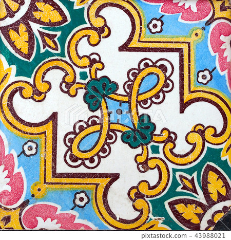 Decorative tiles.Valencian traditional tiles. Decorative tiles.Valencian traditional tiles. 43988021