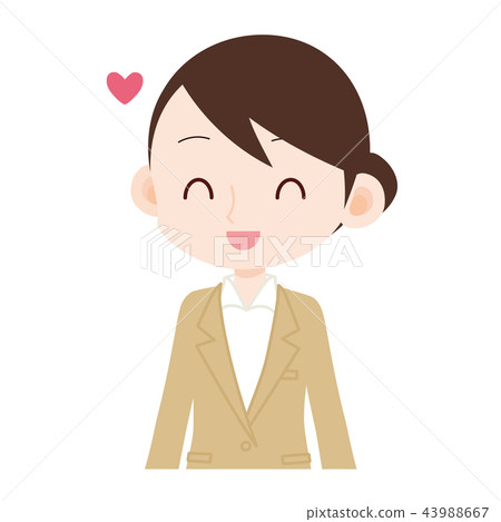 Arrasara Four Foo女性員工OL Heart Mark 43988667