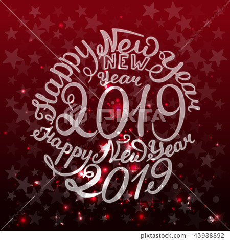 2019 New Year. 2019 New Year. 43988892