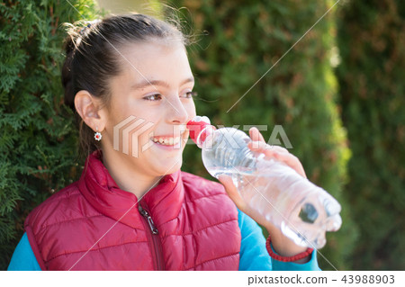 Girl drink water Girl drink water 43988903