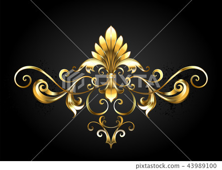 Frame scroll with Fleur de Lis 43989100