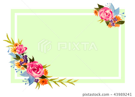 Flower frame 43989241