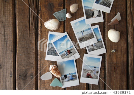 High school girl's summer memories taken with an instant camera 43989371