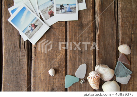 High school girl's summer memories taken with an instant camera 43989373