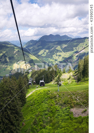 Saalbach-Hinterglemm valley, Alps, Austria Saalbach-Hinterglemm valley, Alps, Austria 43990545