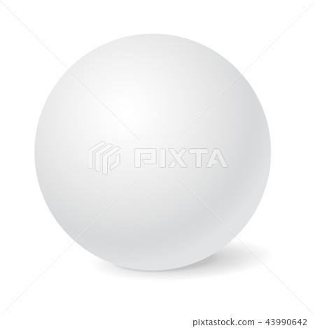 White sphere mockup. 3d template White sphere mockup. 3d template 43990642
