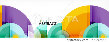 Abstract background bright circles geometric... - Stock Illustration ...