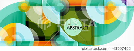 Abstract background bright circles geometric... - Stock Illustration ...