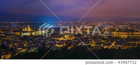 Prague cityscape in Czech Republic Prague cityscape in Czech Republic 43997712