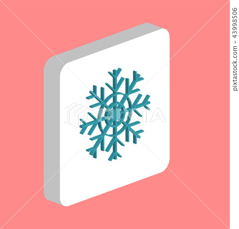 Snowflake computer symbol Snowflake computer symbol 43998506