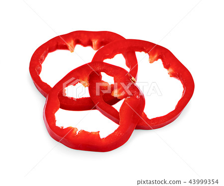 Fresh vegetables sweet Red Peppers isolated Fresh vegetables sweet Red Peppers isolated 43999354