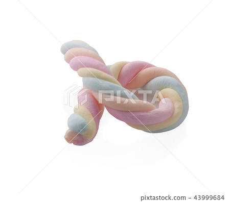 colorful marshmallows candy isolated on white 43999684