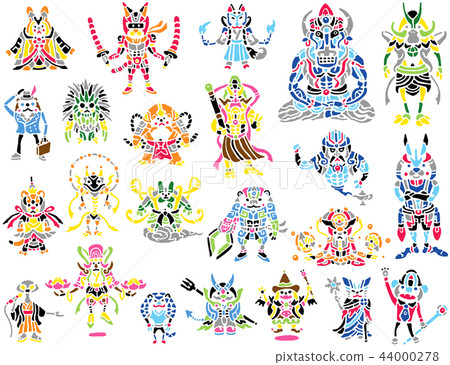 陰影圖片哺乳動物部落兔武士 44000278