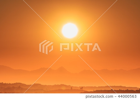 Fuengirola, Andalusia, Spain. Sunrise Above Summer Landscape Wit 44000563