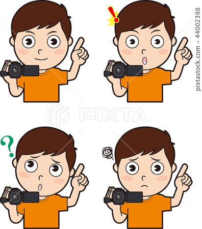 Men shooting video 1 Men shooting video 1 44002398