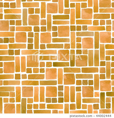 Watercolor abstract geometric tile in terracotta Watercolor abstract geometric tile in terracotta 44002444
