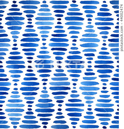 Watercolor dashed wavy background in blue Watercolor dashed wavy background in blue 44002474