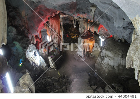 Stalagmites inside the caves, beautiful nature. Stalagmites inside the caves, beautiful nature. 44004491