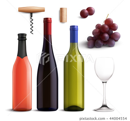Wine Realistic Set Wine Realistic Set 44004554