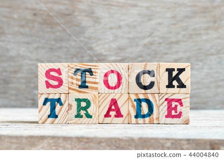 Letter block in word stock trade Letter block in word stock trade 44004840