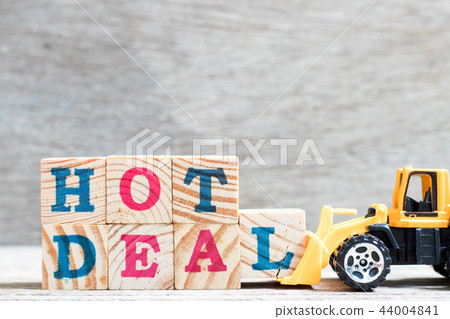 Toy bulldozer hold letter block L to word hot deal 44004841