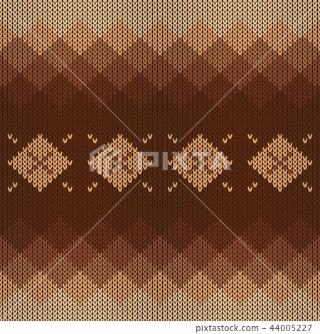 Geometric abstract knitted pattern. - Stock Illustration [44005227] - PIXTA