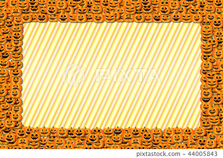 Background material, photo frame, halloween party, greeting card, pumpkin, invitation, invitation, autumn, 44005843