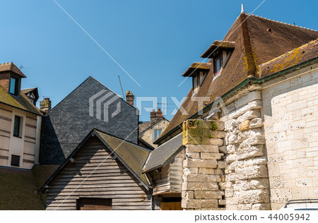 Traditional houses in Honfleur. Normandy, France 44005942