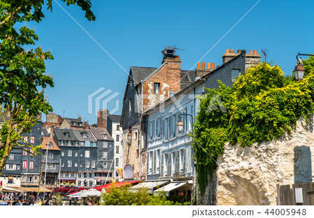 Traditional houses in Honfleur. Normandy, France 44005948