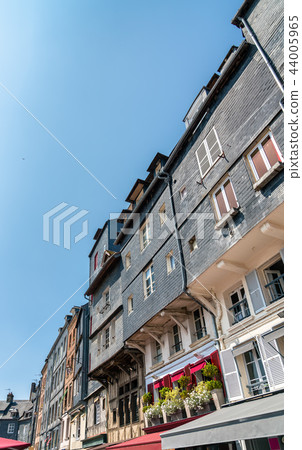Traditional houses in Honfleur. Normandy, France 44005965