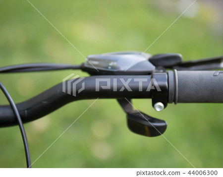 Vintage bicycle hand brake on white background Vintage bicycle hand brake on white background 44006300