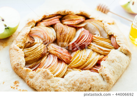 Apple and pear galette. Apple and pear galette. 44006692