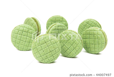 fruit biscuits sandwich isolated 44007497