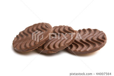 chocolate cookies isolated 44007564