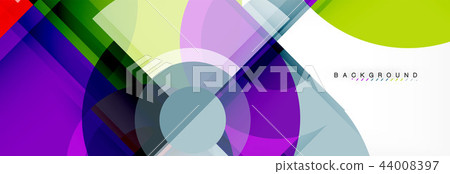 Vector fantastic circle modern geometric background template Vector fantastic circle modern geometric background template 44008397
