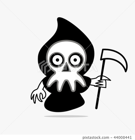 Death sign isolated on white. Vector illustration Death sign isolated on white. Vector illustration 44008441