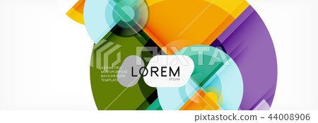 Abstract background bright circles geometric design Abstract background bright circles geometric design 44008906
