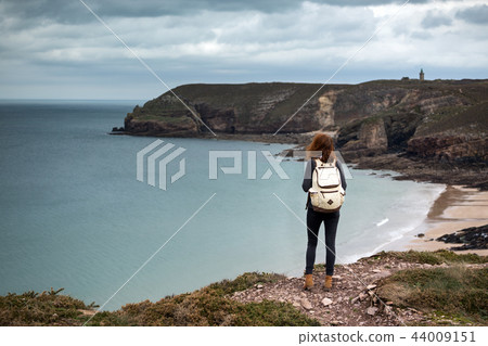 typical Brittany coast in the north of France typical Brittany coast in the north of France 44009151