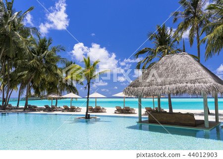 度假村的池畔形象 度假村的池畔形象 44012903