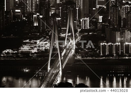 Chongqing bridge night 44013028