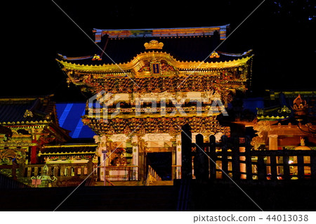 Nikko Toshogu Shrine Yomeimon Light up (Tochigi Prefecture Nikko City) 44013038