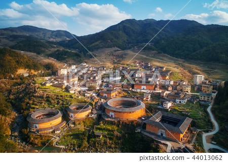 Fujian Tulou building Fujian Tulou building 44013062