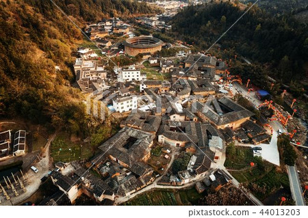 Fujian Tulou aerial view 44013203