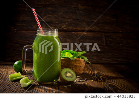 Healthy fresh smoothies with ingredients. Healthy fresh smoothies with ingredients. 44013925