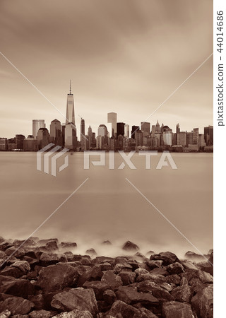 Manhattan downtown skyline Manhattan downtown skyline 44014686
