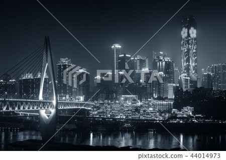 Chongqing bridge night 44014973