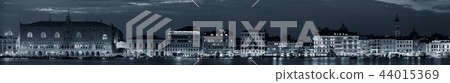 Venice skyline at night panorama 44015369